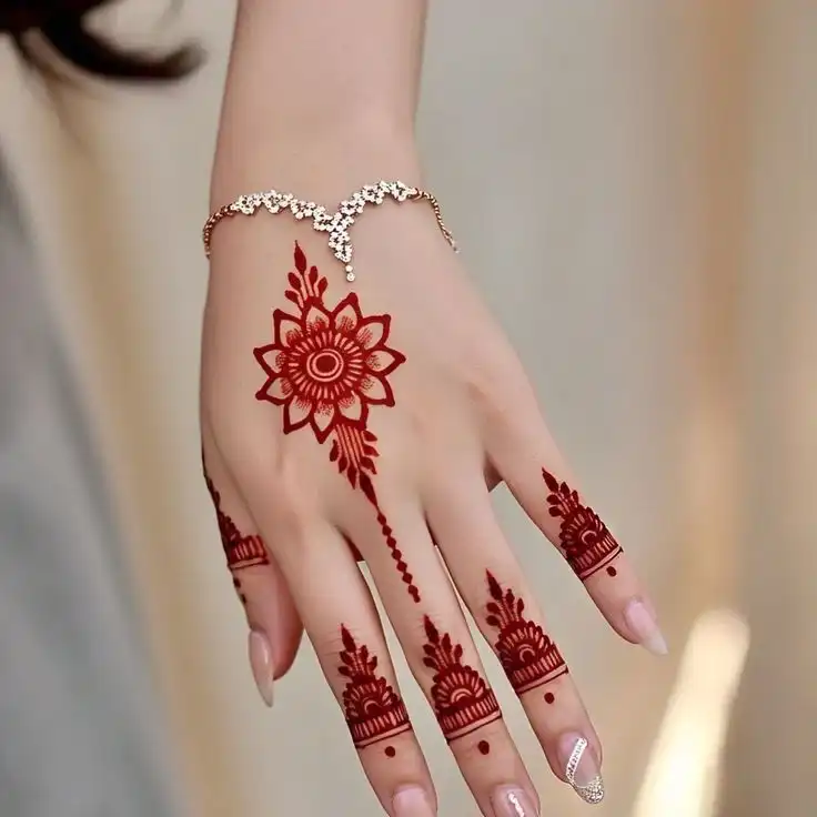 mehndi design simple and easy